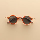 Kids Small Frame Design Vintage Style Metal Sunglasses - MyKids-USA™