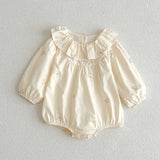 Floral Baby Ruffle Neck Onesies And Girls’ Dress – Princess Sister Matching Set - MyKids-USA™