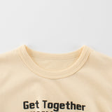 Summer Girls’ Animals Cartoon and Letters Printed T-shirt in European and American Style