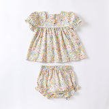 Baby Floral Pattern Fashion Princess Onesie&Sets