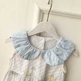 Summer Arrival Puppy Cartoon Pattern Printed Sleeveless Dress for Stylish Girls - MyKids-USA™