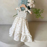 Summer Hot Selling Baby Kids Girls Sleeveless Flowers Pattern or Dots Pattern Princess Dress - MyKids-USA™