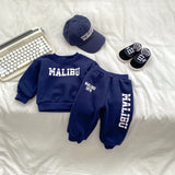 Arrival Autumn Boys Long Sleeves Letters Print Pullover and Versatile Pants – Matching Set - MyKids-USA™