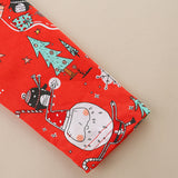 Baby Girl Cartoon Print Pattern Christmas Loose Long Dress