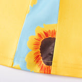 Summer Arrival Butterfly-bows Decorated Fly Sleeves Dress for Stylish Girls