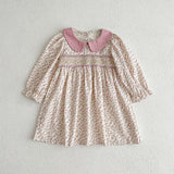 Autumn Floral Graphic Sister Clothes Dress & Onesies