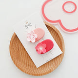 Sweet Girl Collection: Cute Floral Fabric Hairband And Bangs Clip, Lovely Hair Accessories For Girls Set