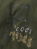 Baby Boys Kids Teddy Cartoon And Letters Printing Pattern Pullover And Solid Color Pants Two-Piece Homewear For Kids - MyKids-USA™