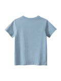 Boys’ Cartoon Pixel Crocodile Pattern T-Shirt In European And American Style
