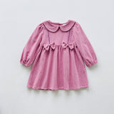 Solid Color Mesh Patched Design Dress