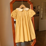 Summer Baby Kids Girls Cute Short Sleeves Ducks Pattern Embroidered Dress - MyKids-USA™