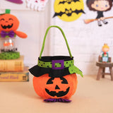 Halloween Witch Pumpkin Tote Bag Children’s Festival Candy Bag Decorative Props