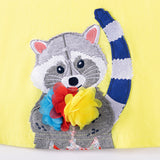Summer Arrival Animals Cartoon Pattern Short Sleeves Dress for Stylish Girls - MyKids-USA™