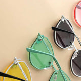 Kids Boy And Girl Cartoon Animal Shape Round Frame Fashion Sunglasses - MyKids-USA™ - Flyclothing LLC