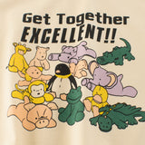 Summer Girls’ Animals Cartoon and Letters Printed T-shirt in European and American Style - MyKids-USA™