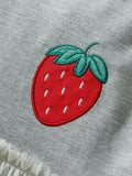 New Arrival Autumn Girls Long Sleeves Strawberry Logo Pattern Crew Neck Long Sleeves Tulle Dress - MyKids-USA™