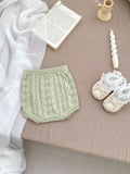 Summer Baby Kids Girls Hollow Out Knitting Pattern Pullover Top And Bloomers Casual Clothing Set - MyKids-USA™
