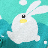 Autumn Rabbit Pattern Handknit Quality Romper - MyKids-USA™