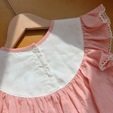 Summer Arrival Baby Kids Girls Cute Short Sleeves Flowers Pattern Embroidered Dress - MyKids-USA™