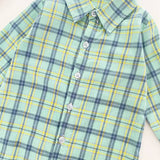 Baby Boy Classic Plaid Pattern Lapel Design Long Sleeve Rompers - MyKids-USA™