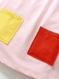 Arrival Summer Baby Girls Short Sleeves Simple Striped Top and Color Patchwork Sleeveless Dress - MyKids-USA™