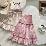 Summer Arrival Baby Kids Girls Cute Sleeveless Sweet Dress