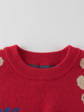 Colors Of Children Girls Knitted Cute Teddy Bear Pullover Sweater For Spring – Baby Clothing