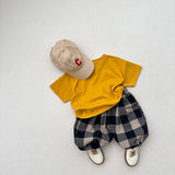 Summer Hot Selling Unisex Plaid Soft Cotton Thin Pants - MyKids-USA™