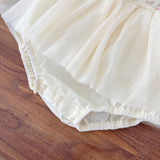 Summer Arrival Baby Girls Cute Sleeveless Floral Pattern Dress Design Strap Onesies