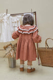 Infant Baby Girl Double Layer Laces Lapel Dress&Onesie - MyKids-USA™