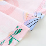 Summer Pure Cotton Cute Various Cartoon Pattern Sleeveless Dress for Stylish Girls