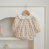 Adorable Baby Doll Collar Onesies or Floral Pattern Girls Dress - MyKids-USA™
