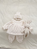 Winter Baby Girls Thick Thermal Long Sleeve Dress Design Sweater And Pants Two Pieces Sets - MyKids-USA™