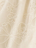 Summer New Arrival Girls’ Floral Pattern Embroidery Short Sleeves Round Collar Dress - MyKids-USA™