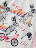 Girls Cartoon Printing Pattern Comfy Cotton Top Pullover - MyKids-USA™