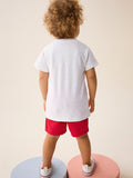 Summer Baby Kids Animals Cartoon Pattern T-shirt and Shorts Clothing Set for Boys