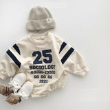 Baby Slogan Print Pattern Long Sleeve Cotton Bodysuit - MyKids-USA™