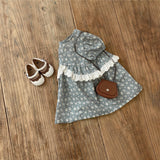 Summer Arrival Northern Europe Floral Pattern Short Sleeves Dress for Stylish Girls - MyKids-USA™