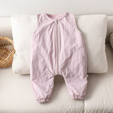 Autumn and Spring Arrival Baby Unisex Simple Zip-up Sleeveless Thick Rompers Vest - MyKids-USA™