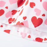 Summer Arrival Heart Pattern Fly Sleeves Dress for Stylish Girls