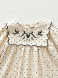 Arrival Baby Girls Long Sleeves Dots Pattern Dress - MyKids-USA™