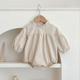 Solid Color Fashion Simple Style Dress & Onesie