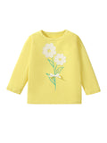 Arrival Autumn Girls’ Cute Flowers Pattern Long Sleeves T-Shirt In European And American Style For Summe