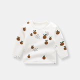 Baby 1pcs Allover Fruit Graphic Long Sleeve Bottoming Shirt & Trousers Sets - MyKids-USA™