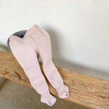 Baby Girl Solid Color Foot Pantyhose Plus Velvet Warm Big PP Leggings - MyKids-USA™