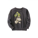 Baby Boy Excavator Print Pattern Comfy Cotton Hoodies - MyKids-USA™