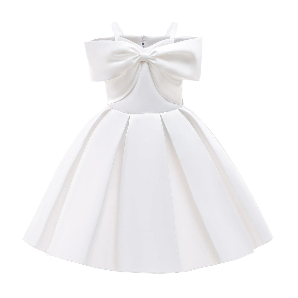 Baby Girl Solid Color Sling Princess Fashion Dress Children’s Formal Dress - MyKids-USA™