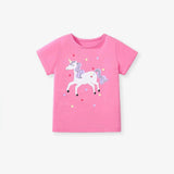 Kids’ Animals Cartoon Pattern Short Sleeves T-shirt in European and American Style for Summer - MyKids-USA™