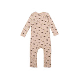 Baby Floral Print Pattern Long Sleeve Comfy Cotton Jumpsuit - MyKids-USA™