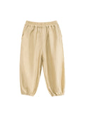 Children’s Summer Comfortable Simple Casual Plain Pants – Thin Trousers - MyKids-USA™